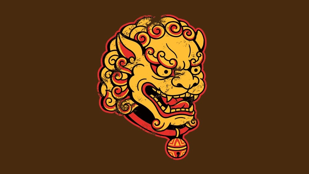 Golden Guardian Lion