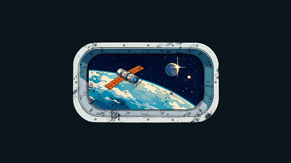 Earth Through the Porthole
