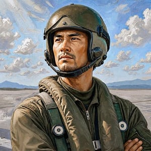 Flight instructor Tang
