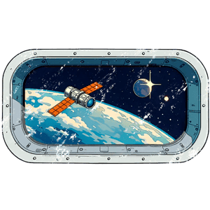 Earth Through the Porthole