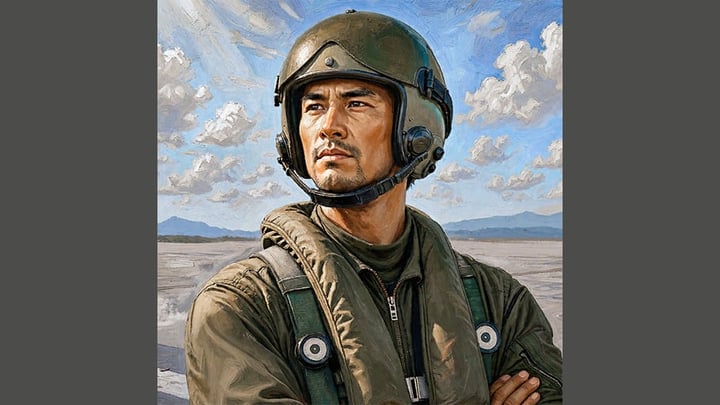 Flight instructor Tang