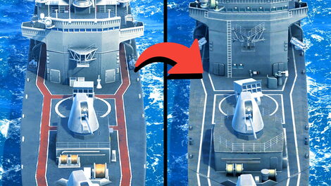 [Extended] JS Kurama (DDH-144) – Modern Warships Remastered Comparison