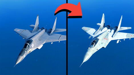 MiG-29K Fulcrum – Modern Warships Remastered Comparison