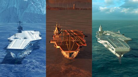 Which assault carrier should you pick? RF Shtorm, USS Enterprise (CVN-80), and CN Type 004 compared
