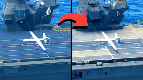 [Extended] HMS Queen Elizabeth (R08) – Modern Warships Remastered Comparison