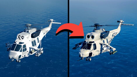 AV-08(B) Harrier / MUH-1 Marineon / MAH Marineon / Remastered Comparison