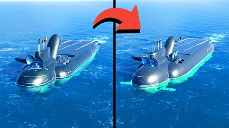 RF ATAKRP 941-Bis – Modern Warships Remastered Comparison