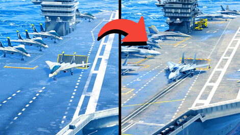 [Extended] USS Nimitz (CVN-68) – Modern Warships Remastered Comparison