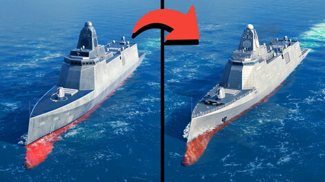 Remastered ROKS KDDX, SV-22 Osprey and Scorpion! Modern Warships Remastered Comparison