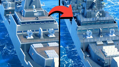 [Extended] INS Chennai (DG-65) – Modern Warships Remastered Comparison