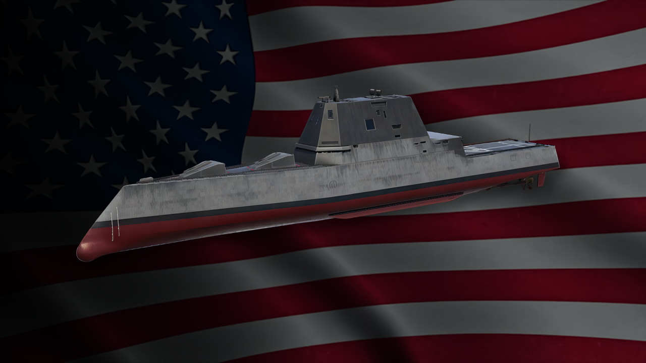 Rogerio Zumwaltさん専用 USS Zumwalt (DDG-1000) – MW Stats